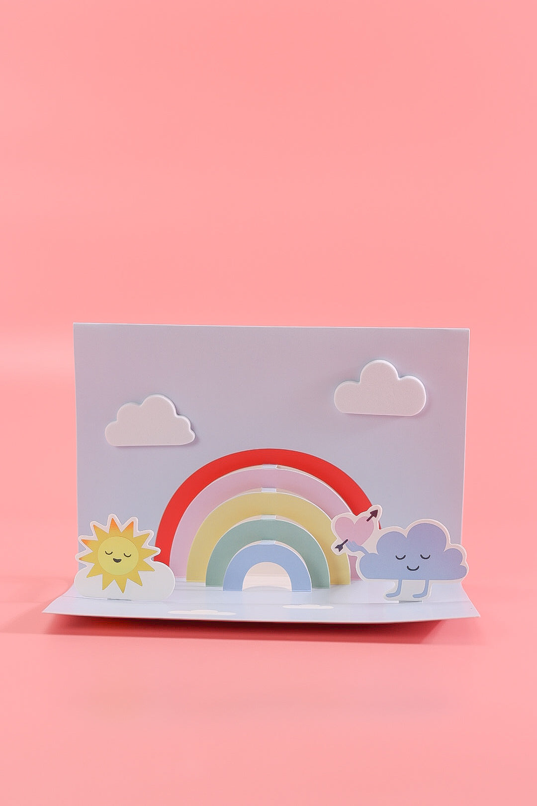 Regnbue Pop-up gratulasjonskort